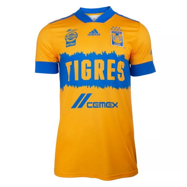 Thailande Maillot Football Tigres UANL Domicile 2020-21 Jaune